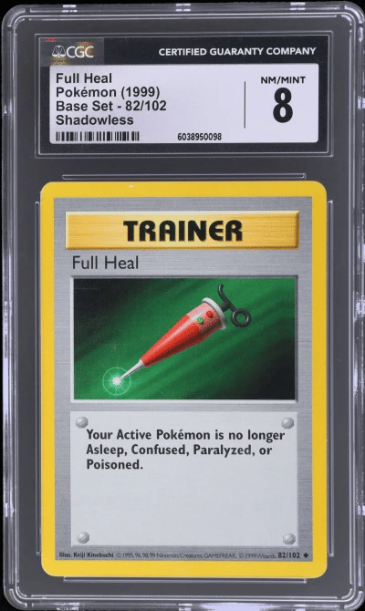 1999 Pokemon Base Set Shadowless