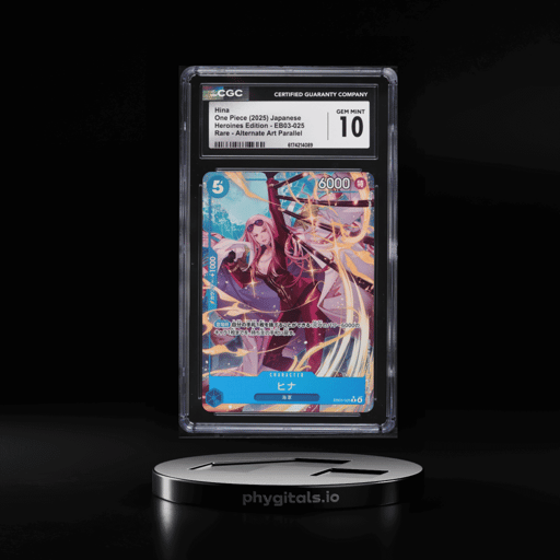 2025 One Piece Japanese Heroines Edition Alt Art Hina #EB03-025 CGC 10 GEM MINT