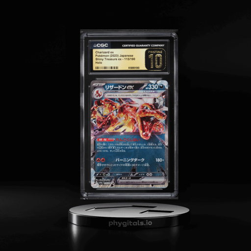2023 Pokemon Japanese Scarlet & Violet Shiny Treasure Ex Holo Charizard EX #115 CGC 10 PRISTINE