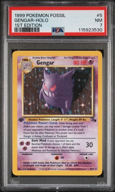 1999 POKEMON FOSSIL 1ST EDITION 