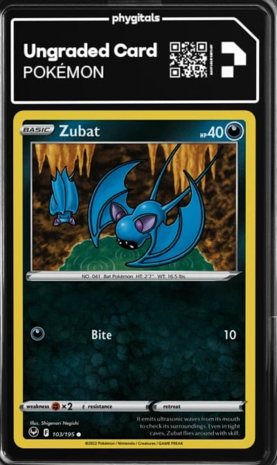 2022 Zubat Silver Tempest #103