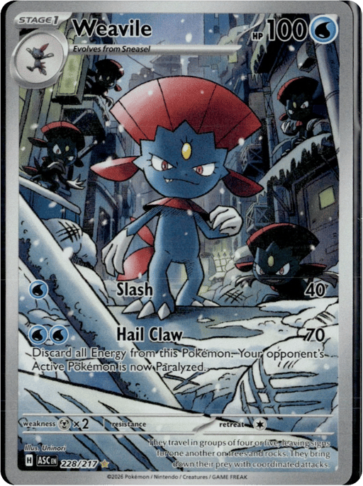 2026 Weavile #228 Ascended Heroes