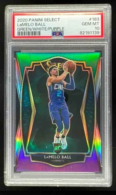2020-21 Panini Select Green Whit