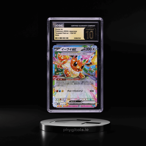 2024 Pokemon Japanese Scarlet & Violet Terastal Fest Ex Holo Eevee ex #126 CGC 10 PRISTINE