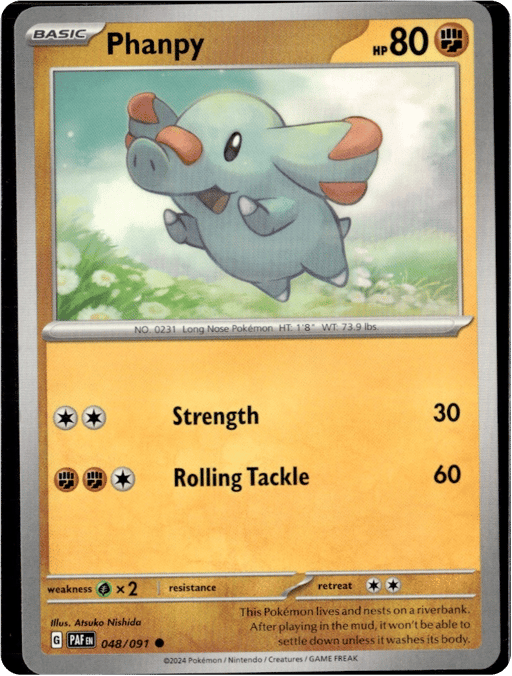 2024 Phanpy #48 Paldean Fates