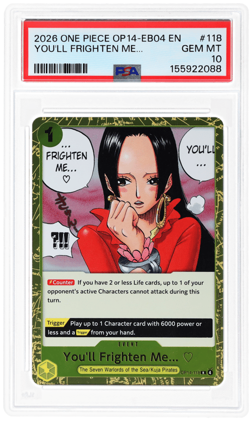 2026 One Piece the Azure Sea's Seven You'Ll Frighten Me... #OP14-118 PSA 10