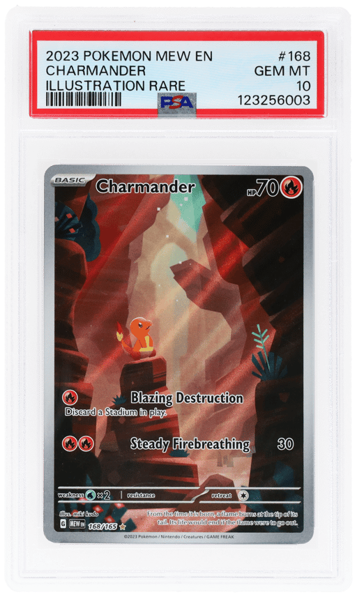 2023 Pokemon Scarlet and Violet 151 Illustration Rare Charmander #168 PSA 10