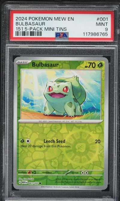 2024 Pokemon Mew En-151 5 Pack M