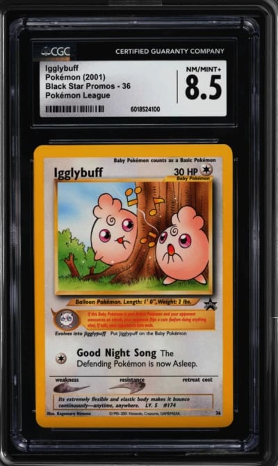 2001 Pokemon League Black Star P