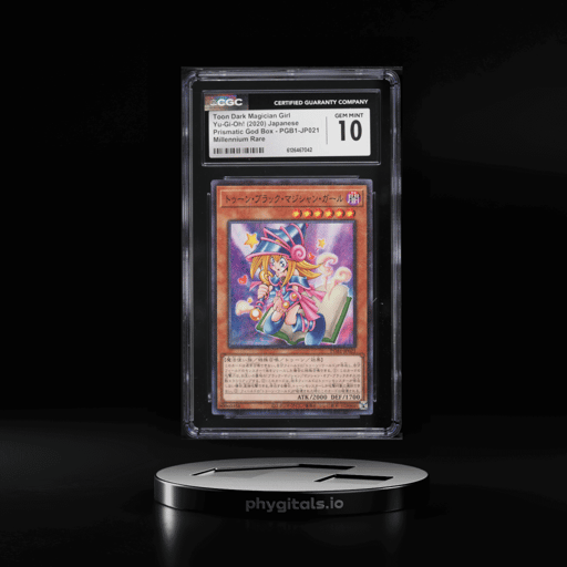 2020 Yu-Gi-Oh! Japanese PGB Toon Dark Magician Girl #PGB1-JP021 CGC 10 GEM MINT