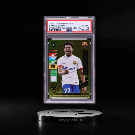 2023 Panini Adrenalyn XL LaLiga Dream Box Balon De Oro Lamine Yamal ROOKIE PSA 10 GEM MINT