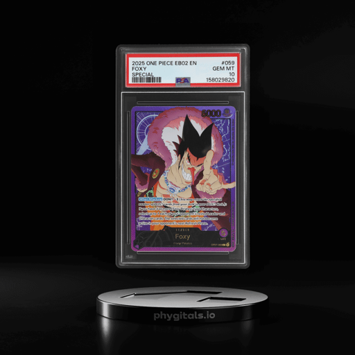 2025 One Piece Extra Booster Anime 25th Collection Foxy #OP07-059 PSA 10