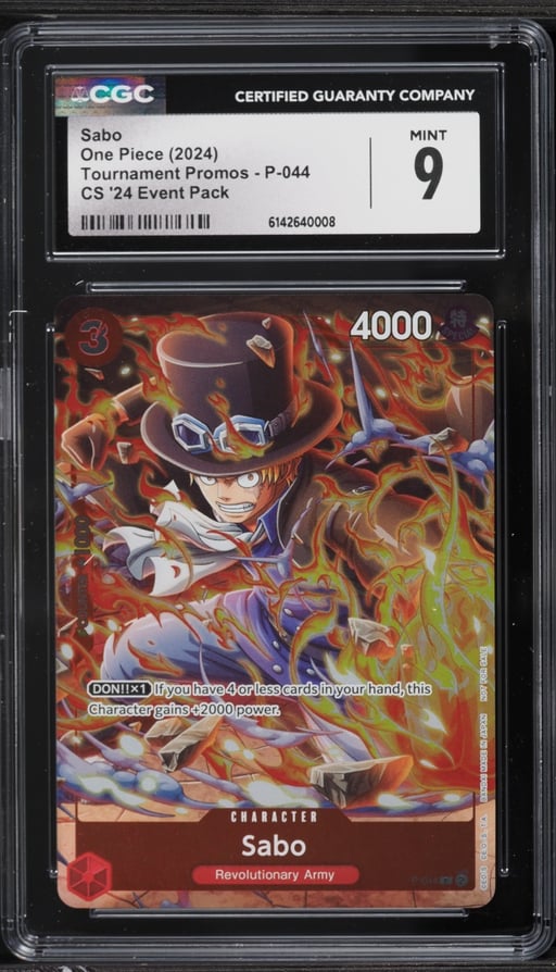 2024 One Piece Tournament Promo '24 Event Pack Sabo #P-044 CGC 9 MINT