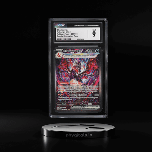 2024 Pokemon Scarlet & Violet Paldean Fates SIR Charizard ex #234 CGC 9 MINT