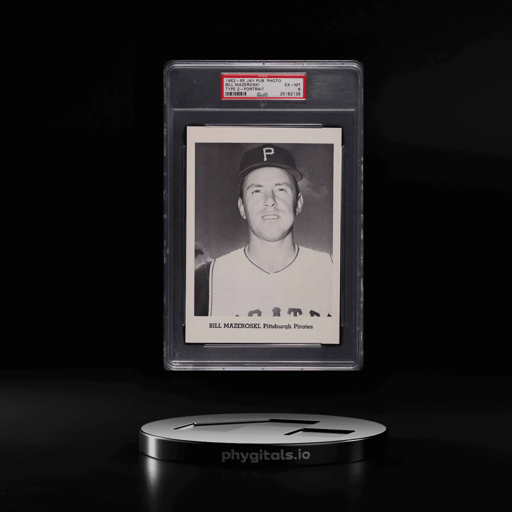 1962 Jay Publishing Photos Type 2 Bill Mazeroski PORTRAIT PSA 6 EXMT