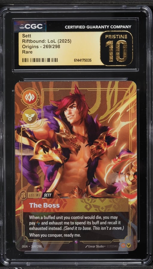 2025 Riftbound League Of Legends LoL Origins Sett #269 CGC 10 PRISTINE