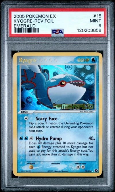 2005 POKEMON EX EMERALD #15 KYOG