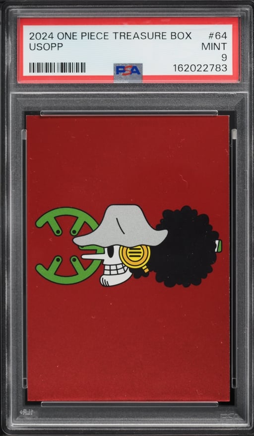2024 Panini One Piece Treasure Box Card Collection Usopp #64 PSA 9 MINT