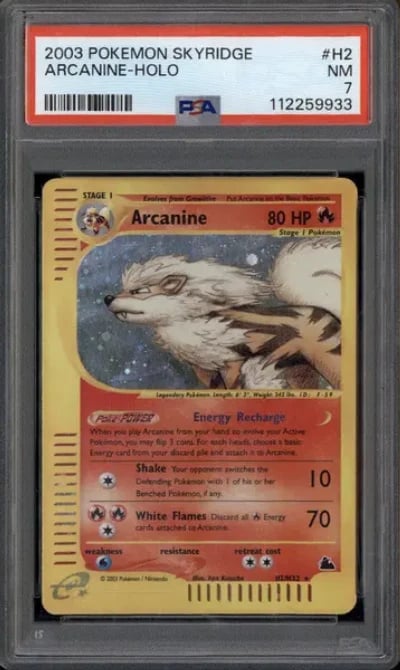 2003 Pokemon Skyridge #H2 Arcani