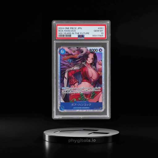 2024 One Piece Card Game 500 Years In the Future Japanese Super Rare Boa Hancock #OP07051 PSA 10