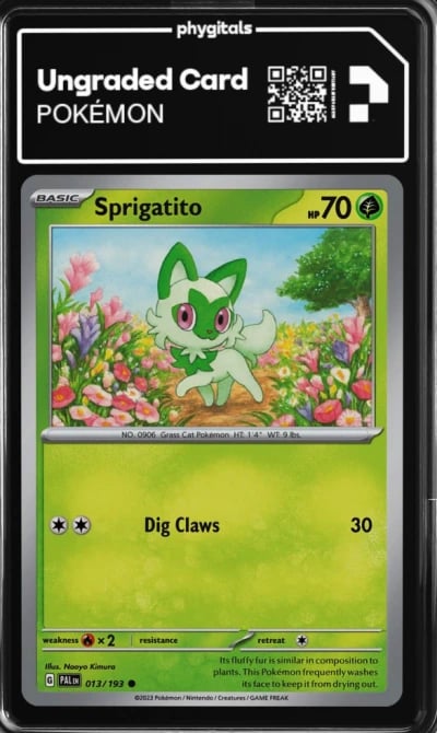 2023 Sprigatito Paldea Evolved #