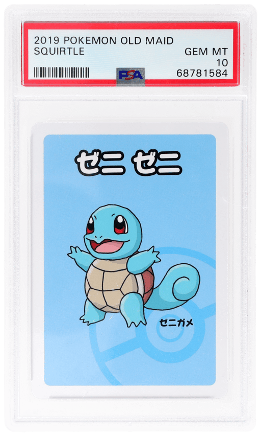 2019 Pokemon Playing Cards Old Maid Japanese Squirtle PSA 10