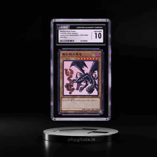 2025 Yu-Gi-Oh! Japanese LPST Ultra Rare Red-Eyes Black Dragon #LPST-JP004 CGC 10 GEM MINT