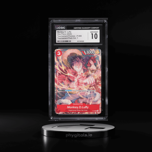 2022 One Piece Tournament Promo Pack Volume 1 Monkey D. Luffy #P-006 CGC 10 GEM MINT