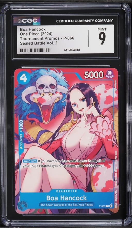 2024 One Piece Tournament Promo Sealed Battle Vol 2 Boa Hancock #P-066 CGC 9 MINT