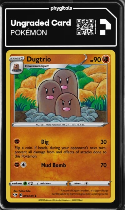 2020 Dugtrio Darkness Ablaze #085