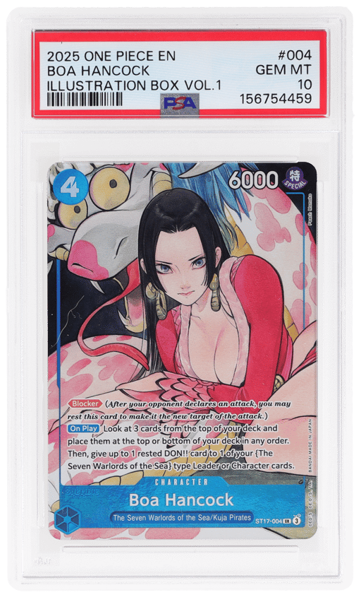 2025 One Piece Promo Illustration Box Volume 1 Boa Hancock #ST17004 PSA 10