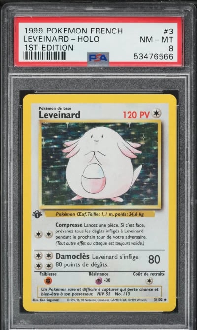 1999 Pokemon French Base Set 1st
