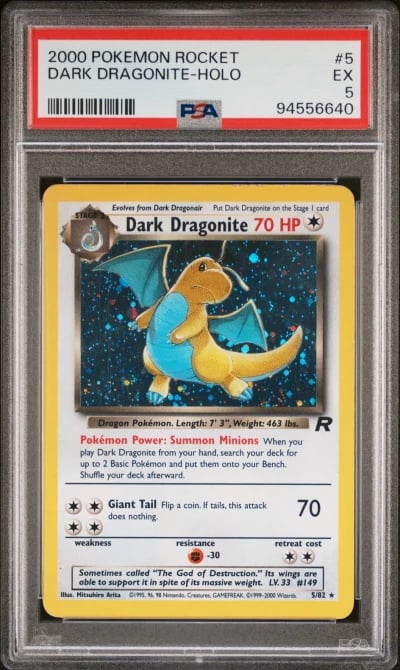 2000 POKEMON ROCKET #5 DARK DRAG