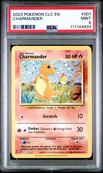 2023 #001 CHARMANDER PSA 9