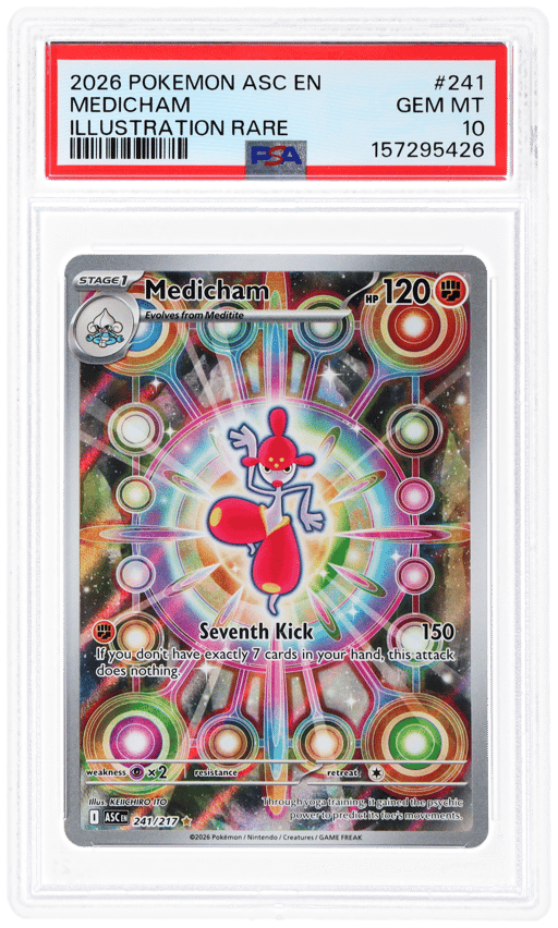 2026 Pokemon Mega Evolution Ascended Heroes Illustration Rare Medicham #241 PSA 10