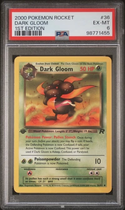 2000 POKEMON ROCKET 1ST EDITION 