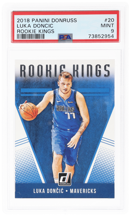 2018 Panini Donruss Rookie Kings Luka Doncic #20 PSA 9