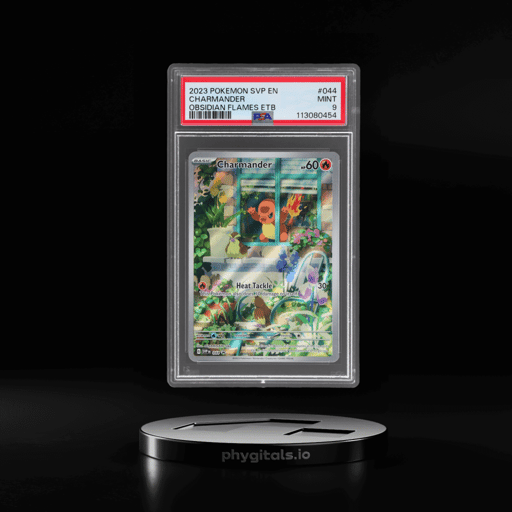 2023 Pokemon Scarlet and Violet Obsidian Flames Elite Trainer Box Charmander #044 PSA 9