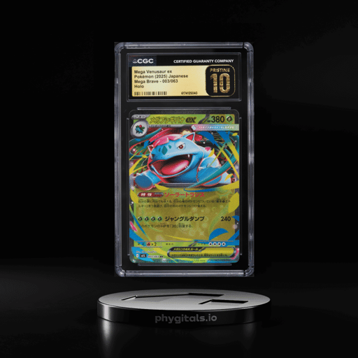 2025 Pokemon Japanese Mega Brave Holo Mega Venusaur EX #3 CGC 10 PRISTINE