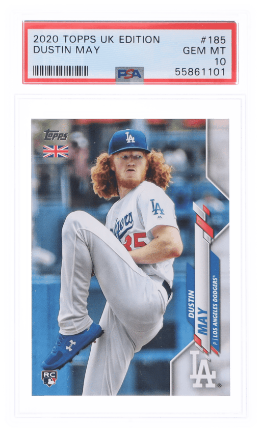 2020 Topps Uk Edition Dustin May #185 PSA 10