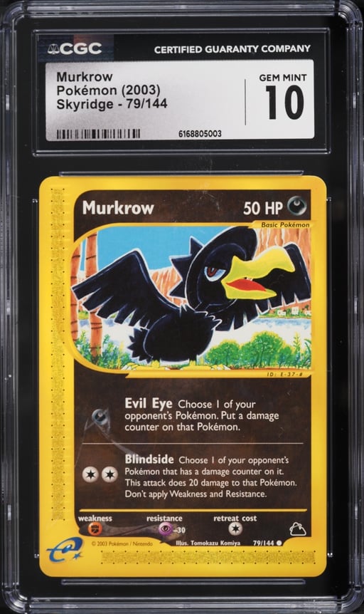 2003 Pokemon Skyridge Murkrow #79 CGC 10 GEM MINT