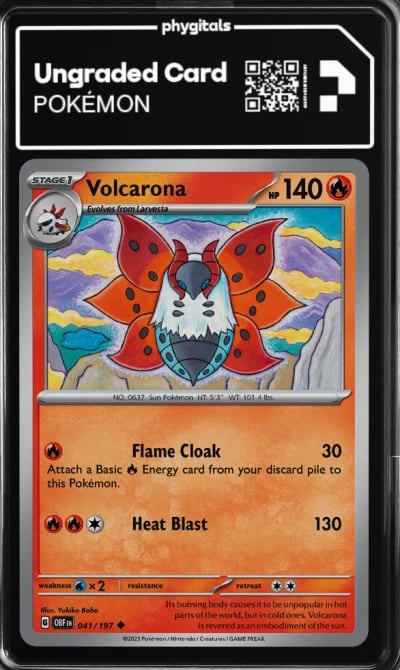 2023 Volcarona Obsidian Flames #