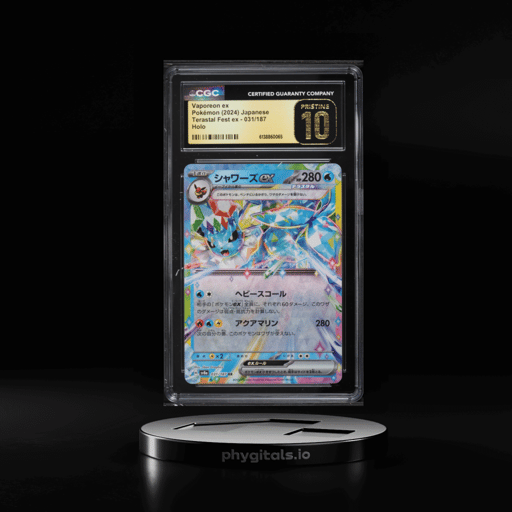 2024 Pokemon Japanese Scarlet & Violet Terastal Fest Ex Holo Vaporeon EX #31 CGC 10 PRISTINE