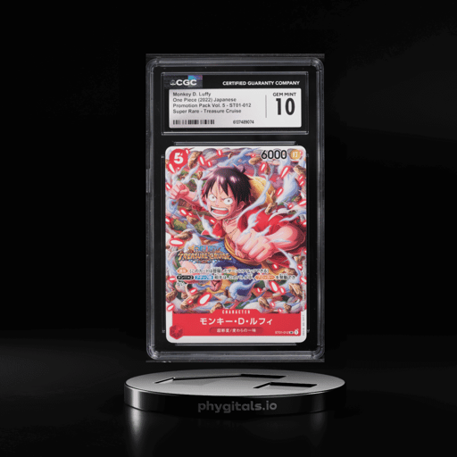 2022 One Piece Japanese Promo Treasure Cruise SR Monkey D. Luffy #ST01-012 CGC 10 GEM MINT