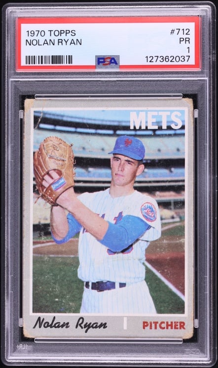 1970 Topps Nolan Ryan #712 PSA 1 PR