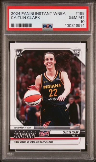 2024 PANINI INSTANT WNBA #198 CAITLIN CLARK PSA 10