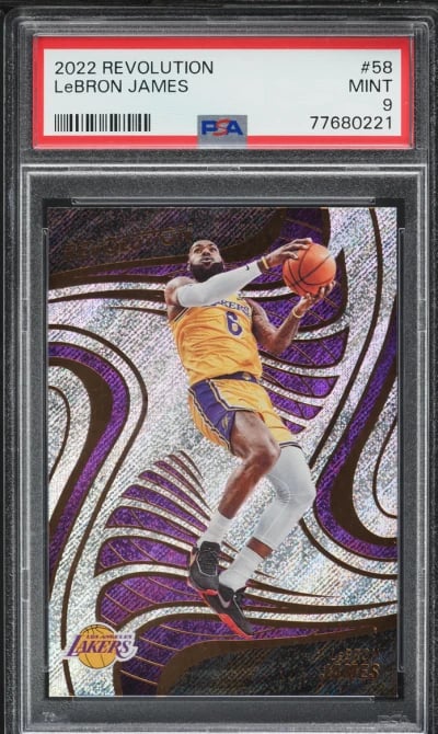 2022 Panini Revolution LeBron James #58 PSA 9 MINT
