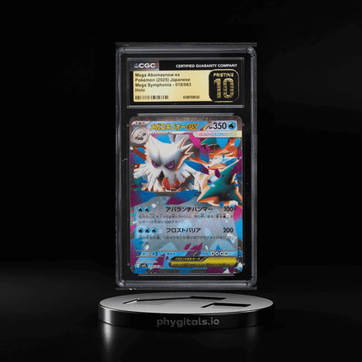 2025 Pokemon Japanese Mega Symphonia Holo Mega Abomasnow ex #18 CGC 10 PRISTINE