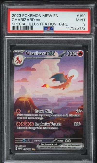 2023 Pokemon Scarlet & Violet 151 SIR Charizard EX #199 PSA 9 MINT
