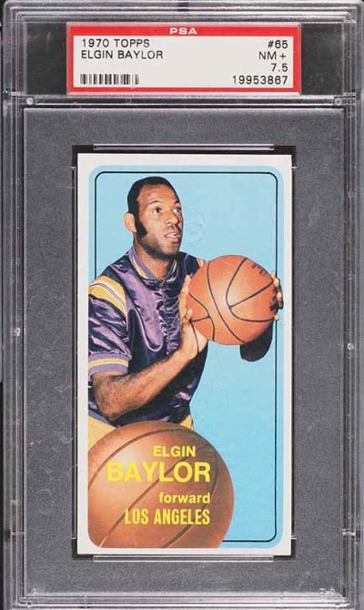 1970 Topps Basketball Elgin Bayl